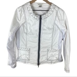 Spanner Black White Lightweight Jacket Small